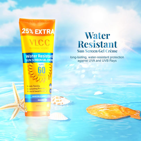 VLCC Water Resistant SPF60 Sun Screen Gel Creme(100gm)