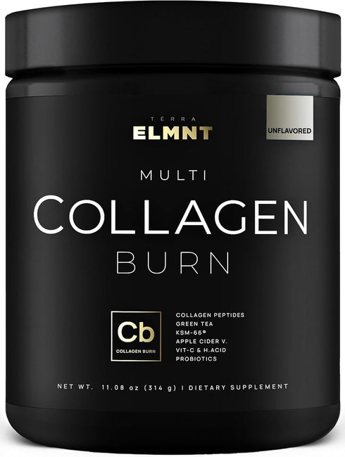 ELMNT Super Collagen Powder for Women, Weight Loss + Beauty with Probiotics, Hyaluronic Acid, ACV, Biotin, Unflavored