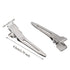 Hicarer 1.75 Inches Single Prong Hair Clips, 50 Pack - Durable Metal Alligator Clips for Hair Extensions, Dreads, Pin