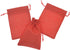 20pcs Burlap Bags with Drawstring - 2.7x3.5 Inch Red Jute Gift Bag Bulk for Christmas Wedding Party Favors