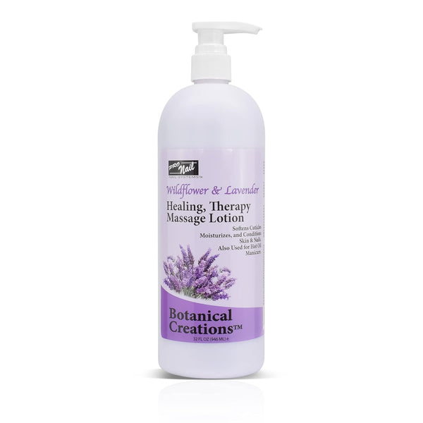 PRONAIL Healing Therapy Massage Lotion, Professional Pedicure and Manicure, Infused with Natural Oils, 32 Ounce