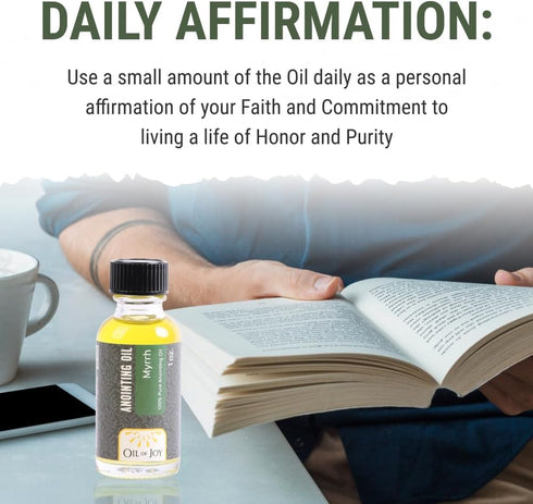Oil Of Joy 1oz Anointing Oil Myrrh Anointing Oil for Prayers Myrrh Essential Oil Anointed Oil Prayer
