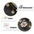 Unicra Daisy Flower Wedding Hair Vine, Gold Bridal Hair Piece, Crystal Accessories for Women