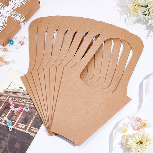 WWT 50 Pcs Flower Bouquet Bags with Handles - Perfect for Events