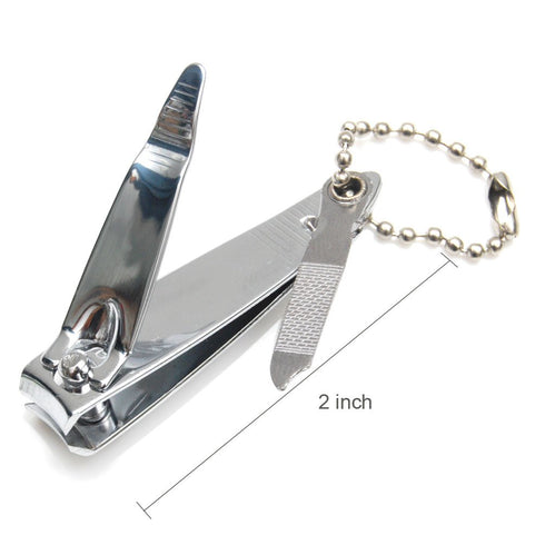 Sharp Sturdy Nail Clippers Set (3 Pack) with Nail File, Toenail & Fingernail Clippers Gift Set for Men and Women