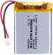 3.7V 450mAh Lipo Battery Rechargeable Lithium Polymer 303040 with JST Connector