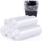 100 Count Small Trash Bags - 4 Gallon Clear Garbage Bags - Strong, Leakage-Free, Unscented Thick for Bathroom, Office,