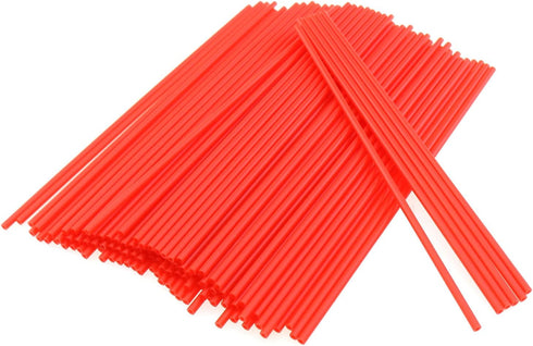 LUORNG 100 4.72 Inches Pieces Spray Can Straws Plastic Replacement Spray Can Extension Tubes for Narrow Space Paint