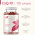 ClearFormulas Pure CoQ10, 200mg Per Serving, 120 Softgels, Quick Absorption, Non-GMO
