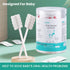 Baby Toothbrush and Tongue Cleaner, Disposable Oral Care for 0-36 Month Baby, 40 Count