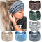 Wide Headbands for Women, Soft Turban Hair Accessories, Knotted No Slip Head Bands, Pack of 6 (Nature) Boho African
