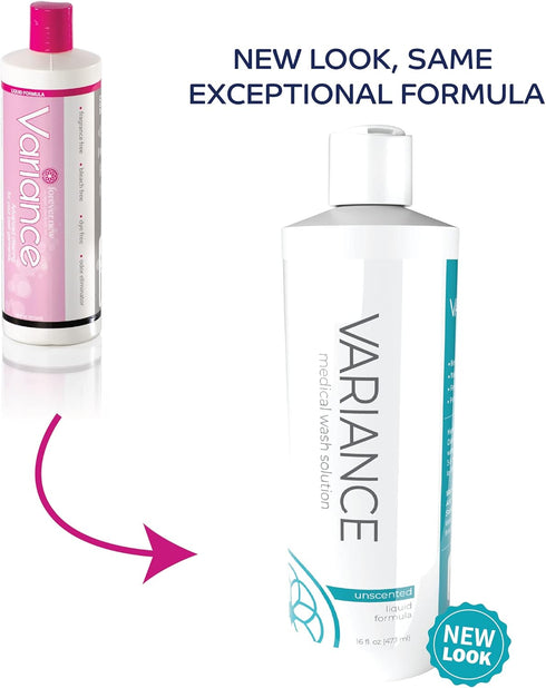 Variance by Forever New Medical Wash Solution, Fragrance Free, 16 Fl Oz, Advanced Detergent for Compression Wear