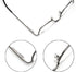 Half Frame Reading Glasses, Half Metal Moon Readers for Men and Women, 2 Pairs, 1.25