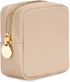 Small Makeup Bag for Purse, Mini Pouch Organizer, Small Cosmetic Bag for Travel, Beige Makeup Bag