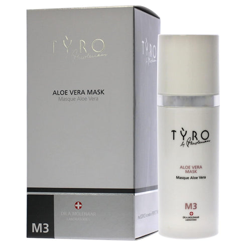 TYRO Aloe Vera Mask - 1.69 Oz - Calming Overnight Mask for Face, Neck, and Décolleté - Restores Moisture Barrier