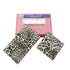 Leopard Empty Makeup Magnetic Palette Set, 2pcs with Spatula and Metal Stickers