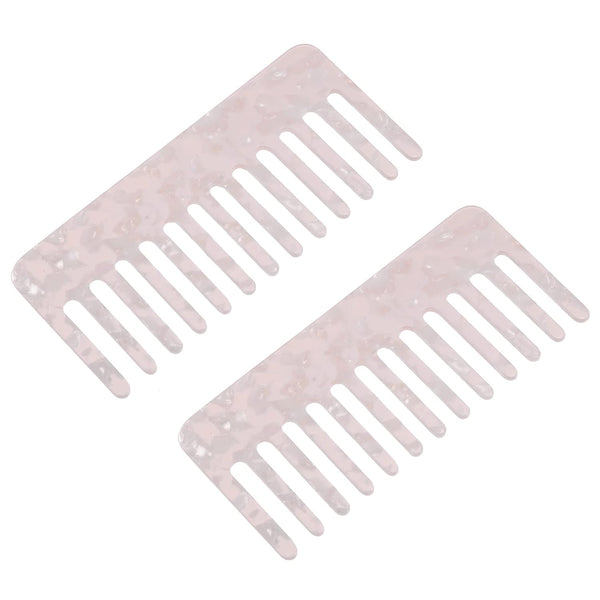 VOCOSTE 2 Pcs Wide Tooth Hair Comb, Anti-Static for Thick, Curly Hair, Detangling Comb for Wet and Dry