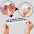 ANCIRS Gel Finger Support Protector Gloves, Silicone Fingertips for Cracking Hands, Eczema Skin (20pcs White)
