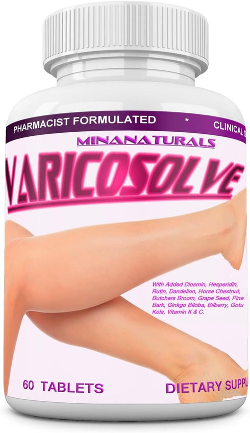VARICOSOLVE Natural Supplement for Leg Veins, 60 Tablets