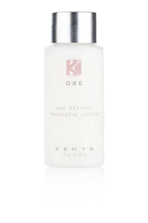 Zents Age Defying Probiotic Lotion, Travel Size - Ore Fragrance, Anti-Aging Body and Hand Cream, 1 fl oz, TSA Approved
