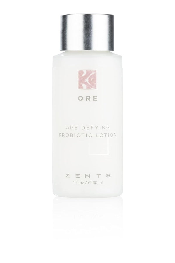 Zents Age Defying Probiotic Lotion, Travel Size - Ore Fragrance, Anti-Aging Body and Hand Cream, 1 fl oz, TSA Approved
