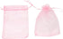 100Pcs Organza Bags 3.5x4.5 inch - Pink Baby Shower Favor Bags, Mesh Jewelry Gift Pouches