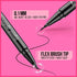 Liquid Eyeliner Waterproof with Precise Brush Tip, Professional Ink Eyeliner Pencil for Thin & Thick Lines, Black