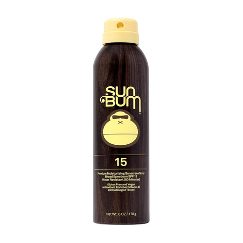 Sun Bum Original SPF 15 Sunscreen Spray | Broad Spectrum Moisturizing UVA/UVB | Vegan, Hawaii 104 Reef Act Compliant |