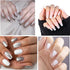 Lokyango French Cutter for Nails, 3pcs French Tip Cutter Set with 2 Brushes, 1 Cutting Knife, 5 Spare Blades