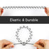 WOVOWOVO Plastic Hair Bands with Teeth: 10 Packs Headbands for Women Girls Teens (Black Style)
