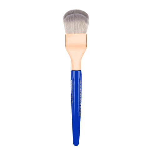 Bdellium Tools Professional Makeup Brush, Golden Triangle 952 Small Rounded Blender, Blue, 1pc
