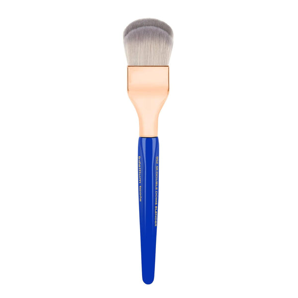 Bdellium Tools Professional Makeup Brush, Golden Triangle 952 Small Rounded Blender, Blue, 1pc