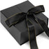 JOHOUSE Gift Box Black, 8x8x3.5 Inches with Lids, Magnetic Closure & Ribbon for Weddings, Birthday Presents