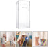 Zerodeko 2Pcs Acrylic Makeup Brush Holder with Lid, Clear Cosmetic Organizer for Desktop Storage
