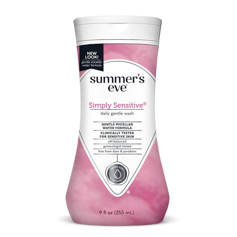 Summer?s Eve Simply Sensitive Daily Gentle Feminine Wash, Removes Odor, pH balanced,