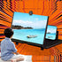 KEMANI 12" Magnifier,3D Screen HD Mobile Phone Magnifier Projector Screen Enlarger for Movies,Videos,Gaming,Foldable
