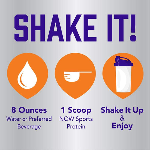 NOW Foods Sports Nutrition, Whey Protein Isolate, 25 g with BCAAs, Unflavored Powder, 1.2-Pound