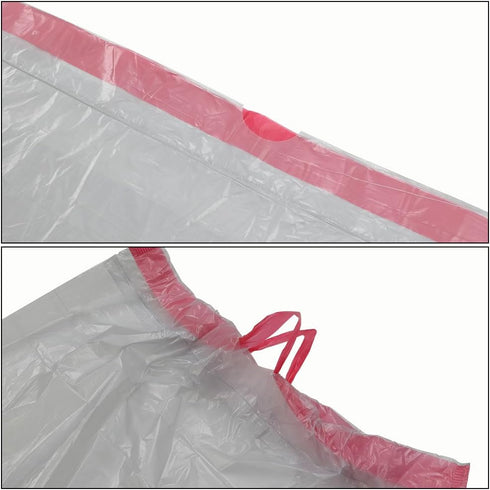1.6 Gallon Small Drawstring Trash Bags, Grey, 125 Counts