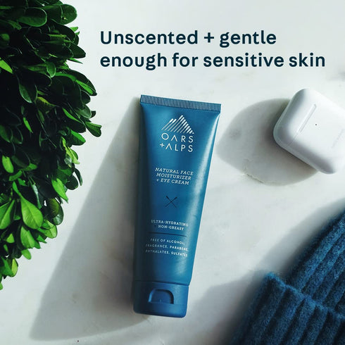 Oars + Alps Anti-Aging Face Moisturizer & Eye Cream, Lightweight Hydrating Skin with Shea Butter & Jojoba Oil, Vegan