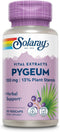 SOLARAY Pygeum Bark Extract, 100mg, One Daily for Healthy Prostate Support, 30 VegCaps