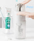 Travel Toothbrush Cup, Portable Travel Cases, 2 x 45 ml Pump Bottle Soap Dispenser, Mirror, Comb for Business Camping