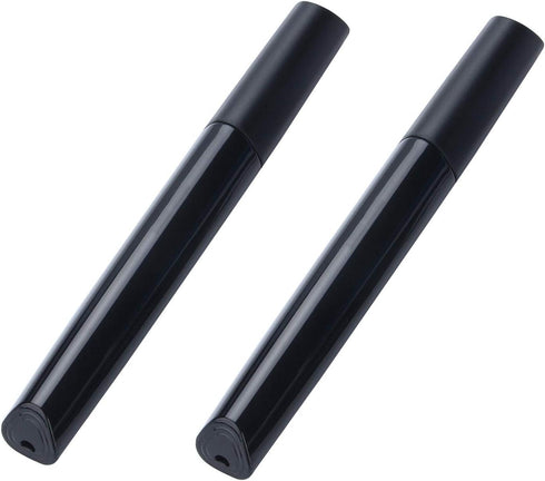 Portable Travel Toothbrush Case, Breathable Design with Air Hole, 2 Black Containers for Home and Business Use