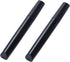 Portable Travel Toothbrush Case, Breathable Design with Air Hole, 2 Black Containers for Home and Business Use