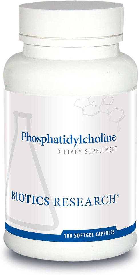 Biotics Research Phosphatidylcholine - 100 Softgel Capsules for Dietary Supplement
