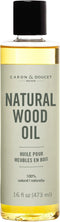 CARON & DOUCET - Natural Wood Conditioning Oil - 100% Plant Based, Orange Scented - Suitable for Natural Wood Furniture