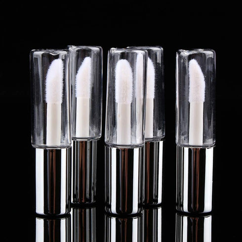 Yosoo 45Pcs Empty Lip Gloss Tubes, Clear Plastic Lip Balm Bottle Container, 1.2ml Makeup Tool