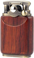 Antique Type Rosewood Wooden Case Soft Flame Rocker Arm Petrol Kerosene Lighter