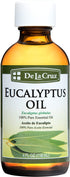De La Cruz Eucalyptus Essential Oil, 100% Pure Steam Distilled Eucalyptus Globulus, 4 FL OZ, Aromatherapy for Diffuser
