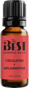 The Best Circulation + Inflammation Essential Oil Blend, 100% Pure & Natural, Aromatherapy, 10 ml