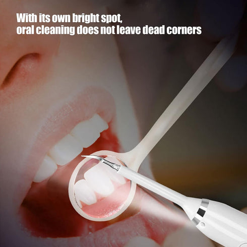 Multi-Functional Electric Toothbrush, Oral Irrigator with Face Brush, Mouth Mirror, Ultrasonic Teeth Cleaning Device,